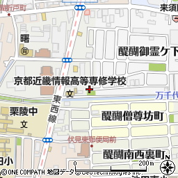 京都府京都市伏見区醍醐大構町21-5周辺の地図