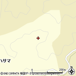 愛知県岡崎市蓬生町山鳥尾周辺の地図