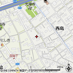静岡県静岡市駿河区西島185周辺の地図