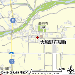 京都府京都市西京区大原野石見町302-2周辺の地図