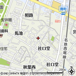 愛知県安城市安城町社口堂21-6周辺の地図