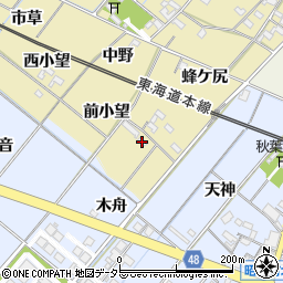 愛知県岡崎市新堀町前小望8周辺の地図