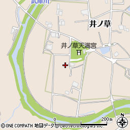 兵庫県三田市井ノ草1029周辺の地図