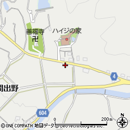 大阪府豊能郡能勢町野間出野74周辺の地図