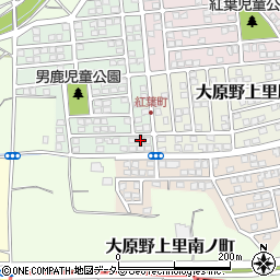 京都府京都市西京区大原野上里男鹿町20-9周辺の地図