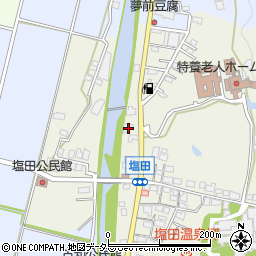 兵庫県姫路市夢前町塩田117周辺の地図