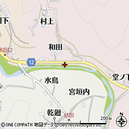 兵庫県川辺郡猪名川町杤原和田周辺の地図
