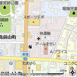 京都府京都市伏見区中島中道町周辺の地図