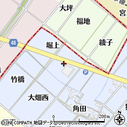 愛知県岡崎市昭和町堀上6-1周辺の地図