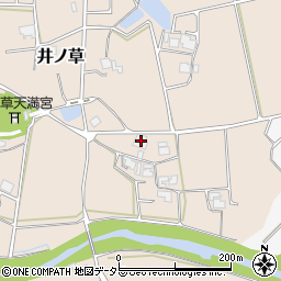 兵庫県三田市井ノ草348周辺の地図
