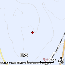 愛知県新城市富栄中ノ谷下周辺の地図