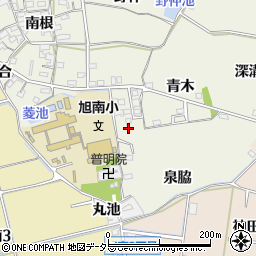 愛知県知多市金沢（廻間）周辺の地図