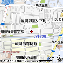 トップオフィスシステム京都出張所周辺の地図