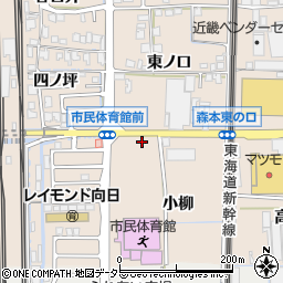 京都府向日市森本町小柳15周辺の地図