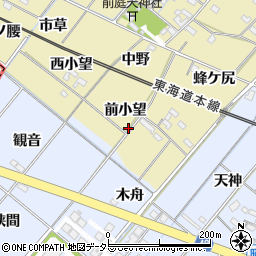 愛知県岡崎市新堀町前小望42周辺の地図