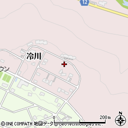 静岡県伊豆市冷川1276-26周辺の地図