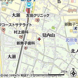 愛知県知多市大草大瀬周辺の地図