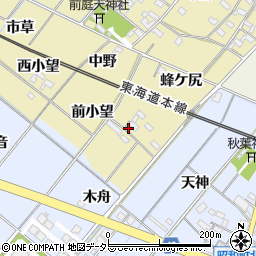 愛知県岡崎市新堀町前小望13周辺の地図