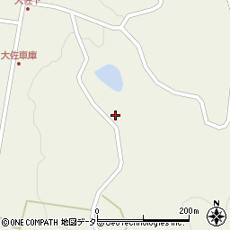 広島県庄原市西城町大佐595周辺の地図