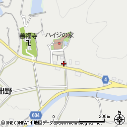 大阪府豊能郡能勢町野間出野50周辺の地図
