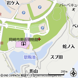 愛知県岡崎市丸山町大根周辺の地図