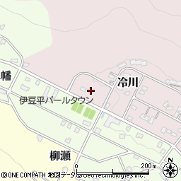 静岡県伊豆市冷川15周辺の地図