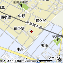 愛知県岡崎市新堀町前小望14周辺の地図