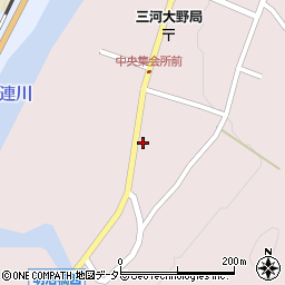 愛知県新城市大野榎下13周辺の地図
