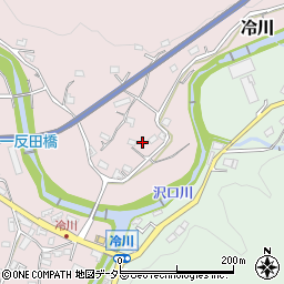 静岡県伊豆市冷川841-1周辺の地図