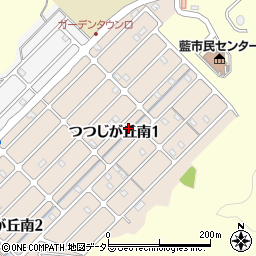 兵庫県三田市つつじが丘南1丁目周辺の地図