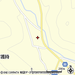 兵庫県姫路市夢前町護持1210周辺の地図