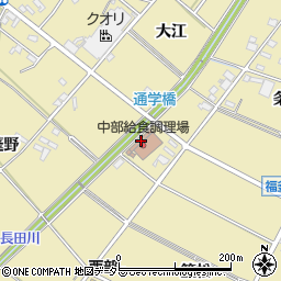 愛知県安城市福釜町笠松1周辺の地図