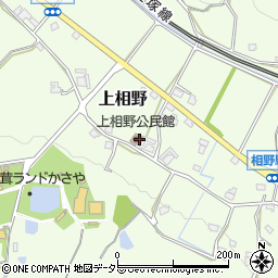 兵庫県三田市上相野367周辺の地図