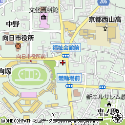 京都府向日市寺戸町西ノ段11周辺の地図