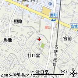愛知県安城市安城町社口堂29周辺の地図