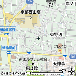 京都府向日市寺戸町東野辺9周辺の地図