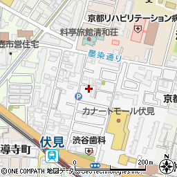 京都府京都市伏見区深草柴田屋敷町20周辺の地図