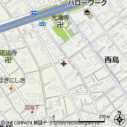 静岡県静岡市駿河区西島182周辺の地図