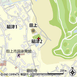 上津神社周辺の地図