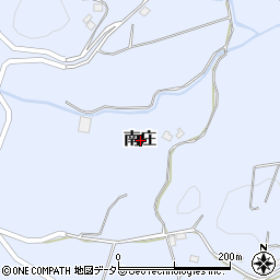 岡山県久米南町（久米郡）南庄周辺の地図