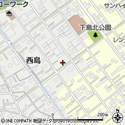 静岡県静岡市駿河区西島184周辺の地図