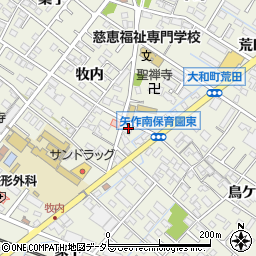 愛知県岡崎市大和町中切30周辺の地図