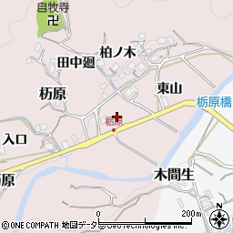 兵庫県猪名川町（川辺郡）杤原（宮下）周辺の地図