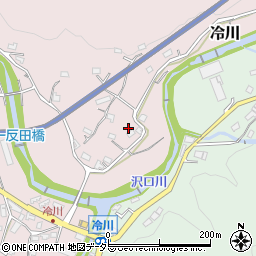 静岡県伊豆市冷川839-2周辺の地図