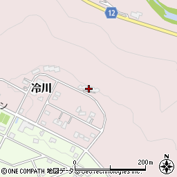 静岡県伊豆市冷川1276-3周辺の地図