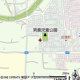 京都府京都市西京区大原野上里男鹿町15周辺の地図