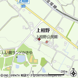 兵庫県三田市上相野371周辺の地図