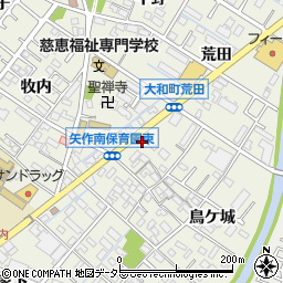 愛知県岡崎市大和町中切55周辺の地図