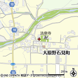 京都府京都市西京区大原野石見町308周辺の地図