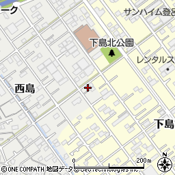 静岡県静岡市駿河区西島146-4周辺の地図